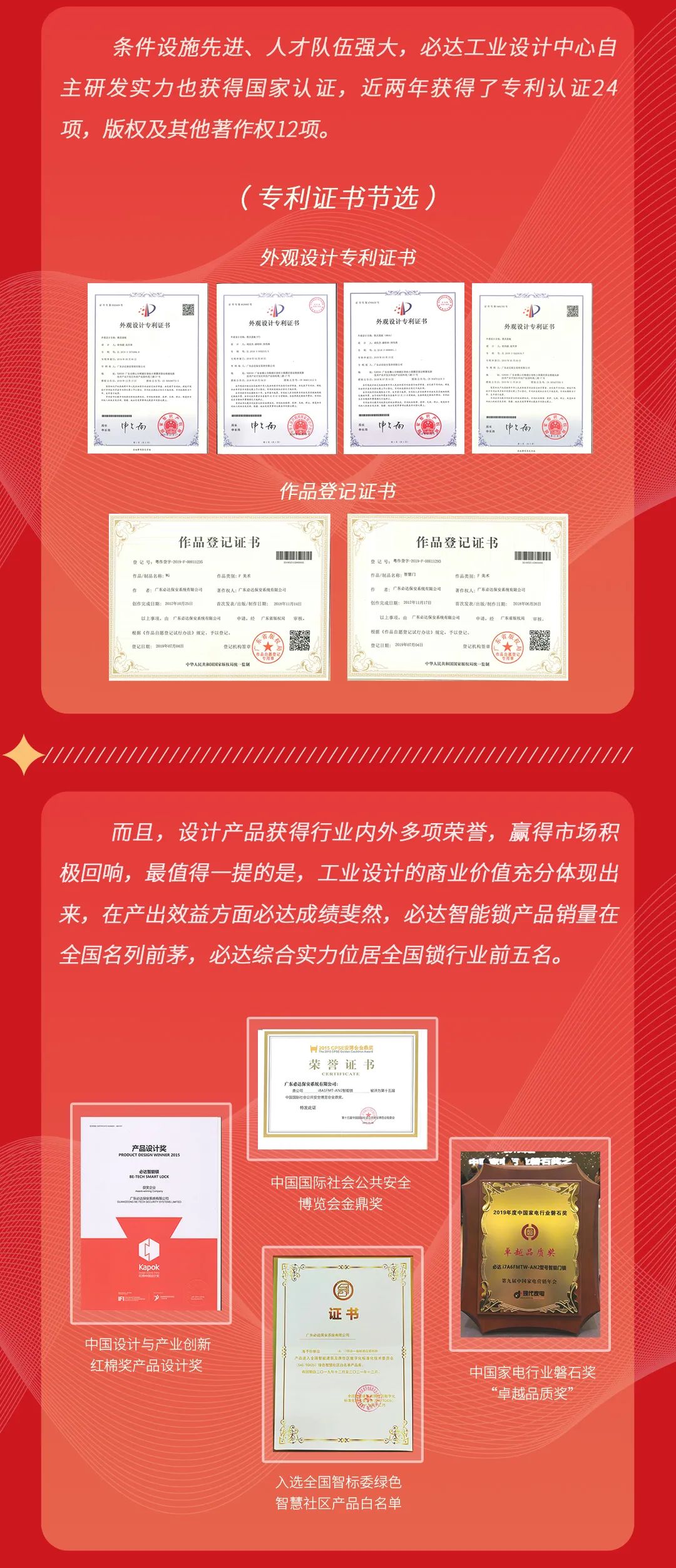 必達工業(yè)設計中心自主研發(fā)實力也獲得國家認證